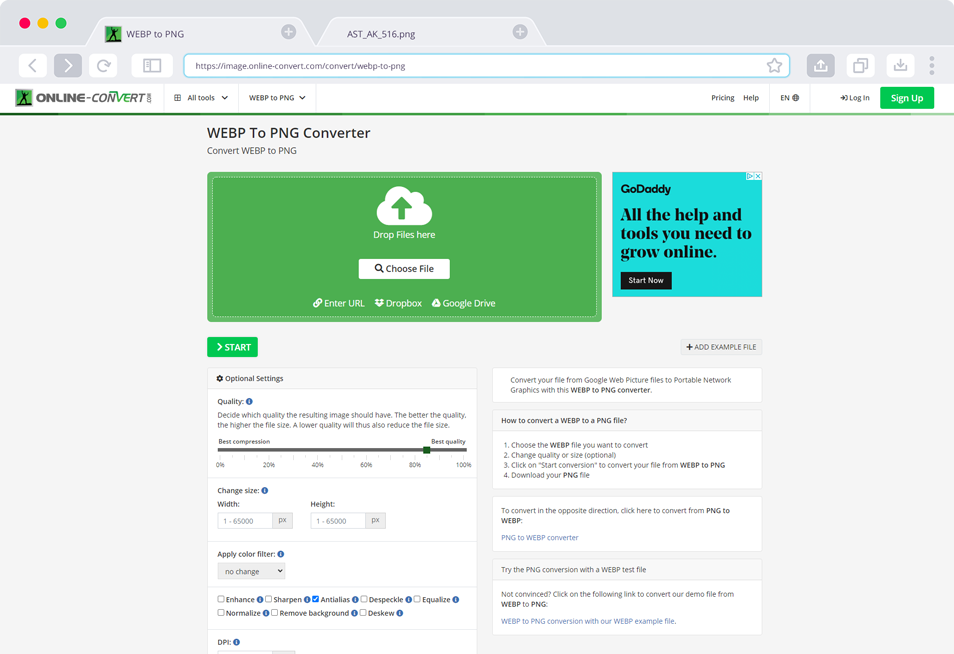 Online Convert WEPG - PNG