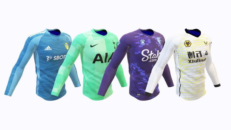 3D Premier League Goalkeeper Kit 2021-22  
