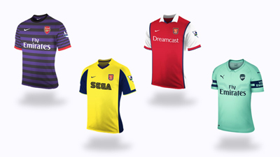 Premier League Football Team Shirts